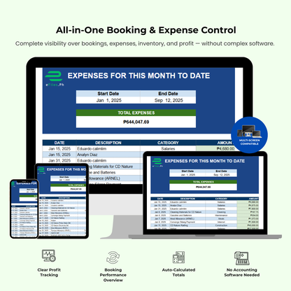 eFiles: Bookings & Expenses Control System