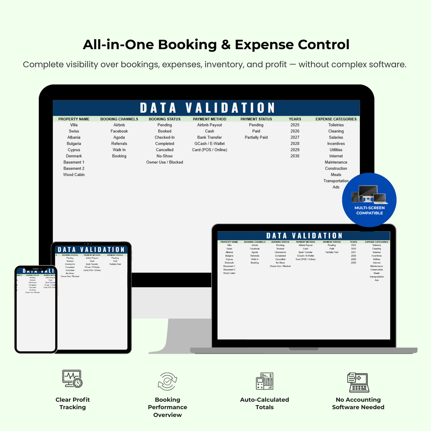 eFiles: Bookings & Expenses Control System