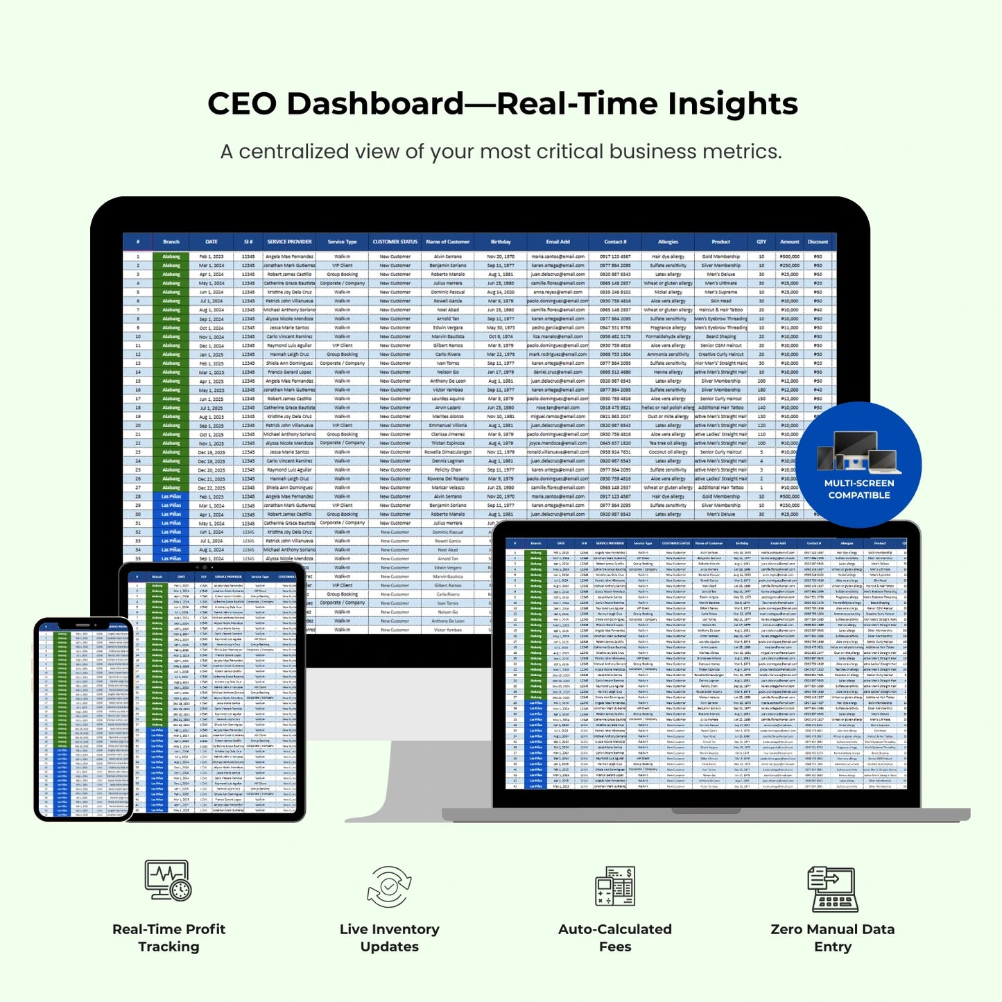 CEO Dashboard : See the Full Picture of Your Business — In One Dashboard