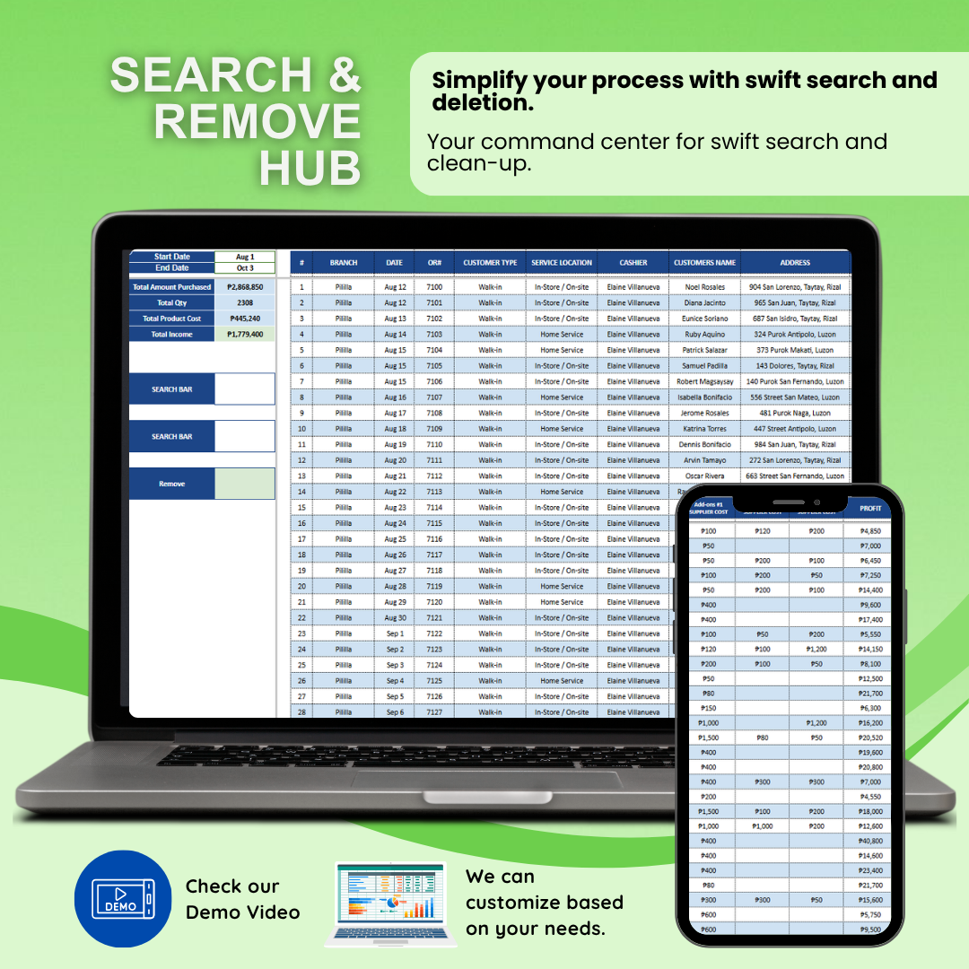 eFiles MarketPro: Market Seller Inventory & Sales Tracker